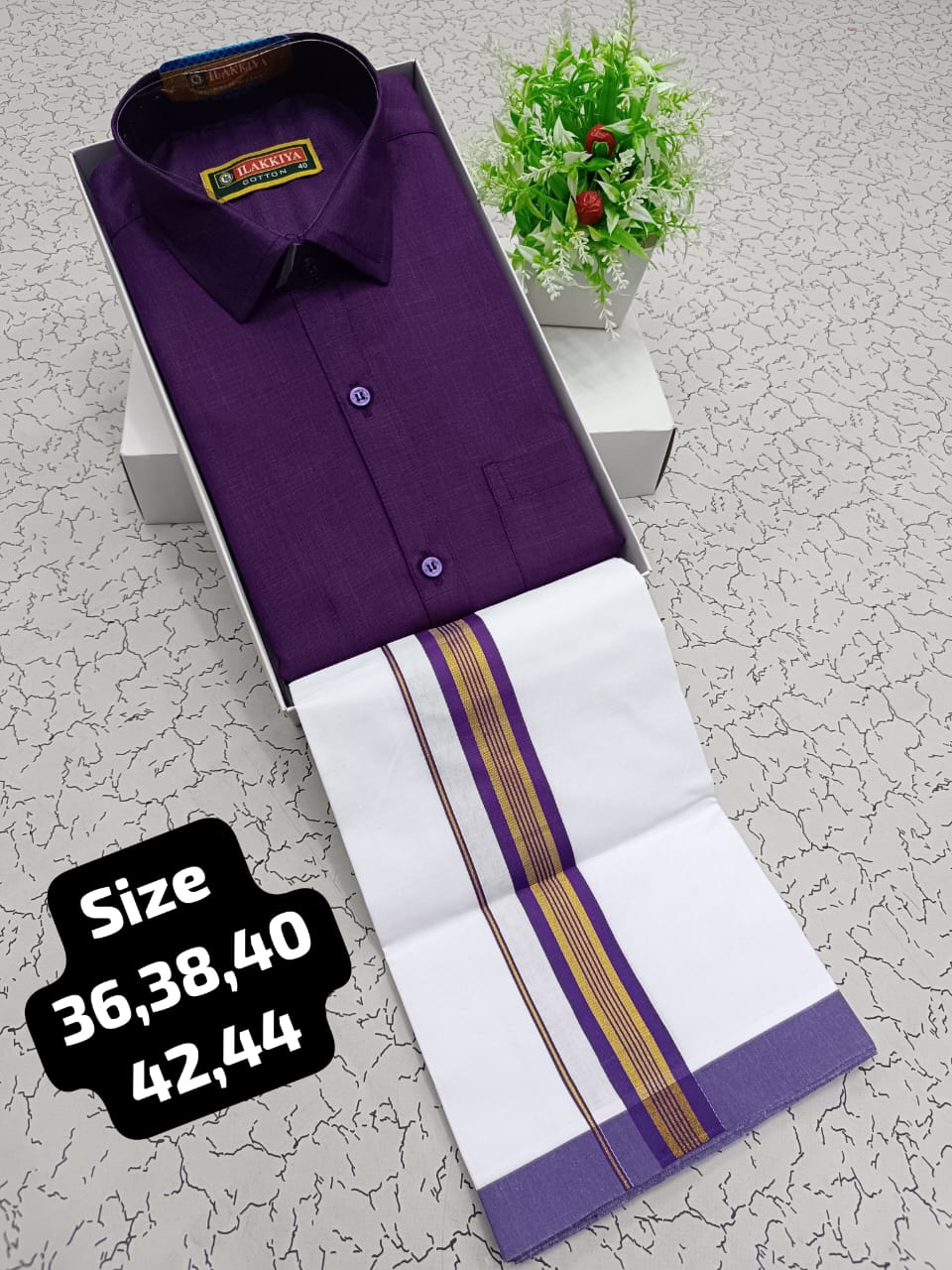 Dhoti and Shirt Combo