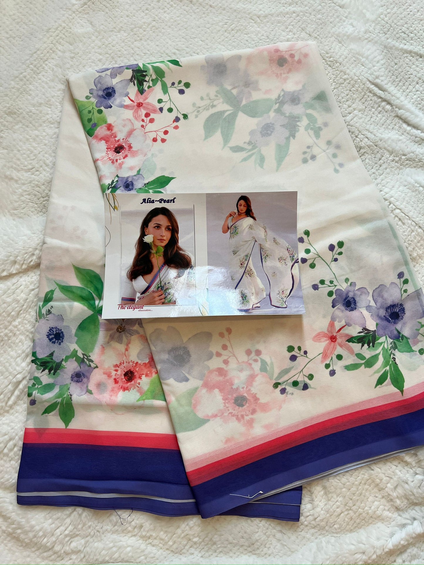 Alia Inspired Satin Saree