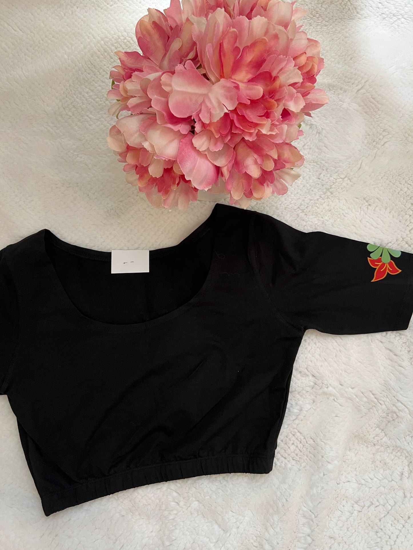 Black Stretchable Blouse M to L