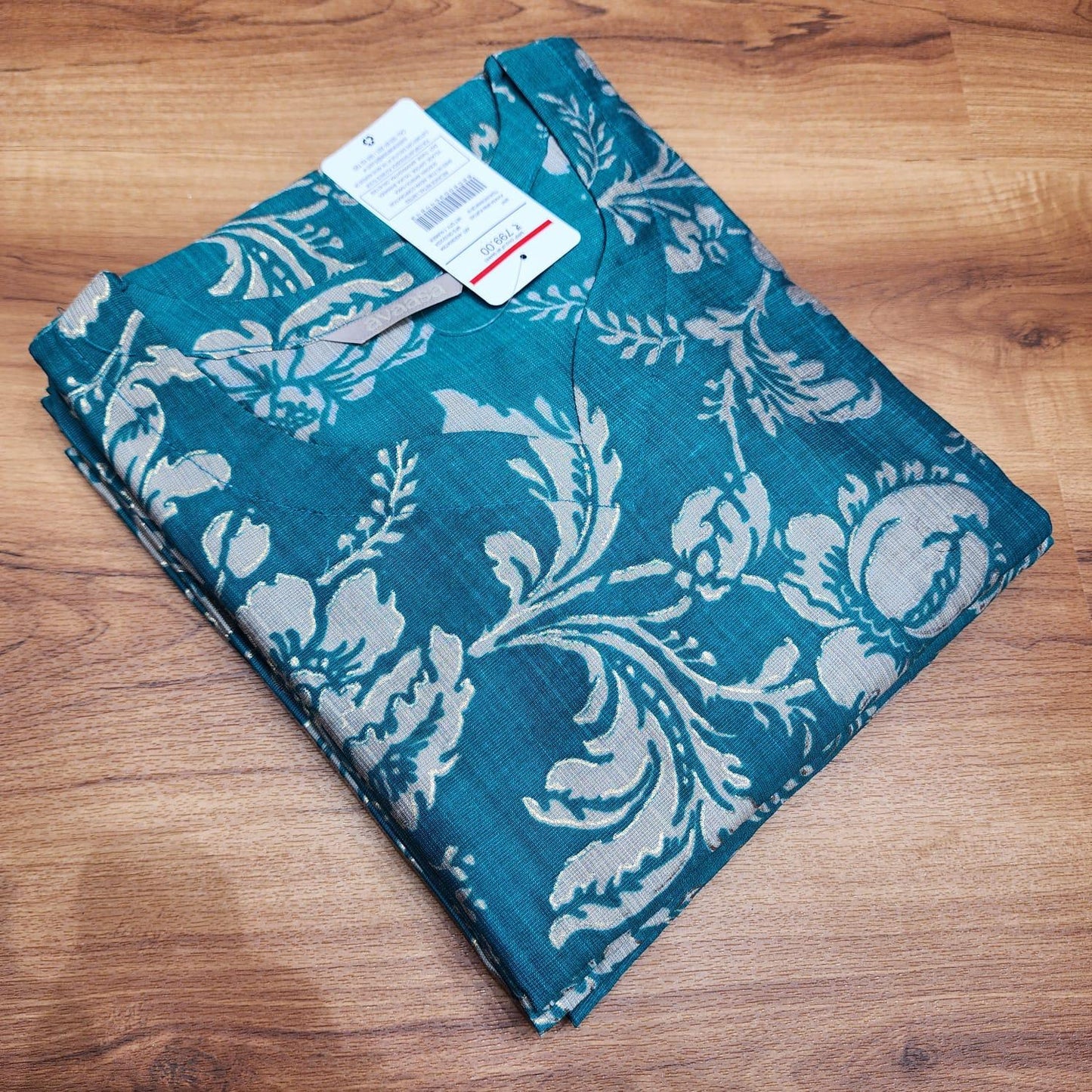 Blue Teal Avaasa Vatican Kurtis