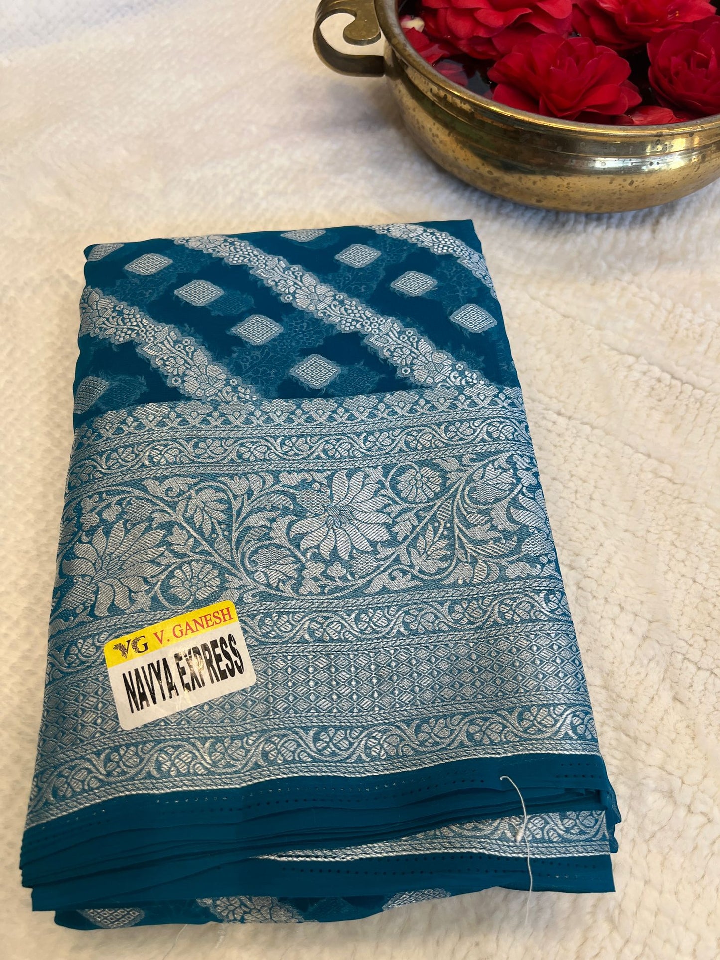 Blue Navya Express Fancy Saree