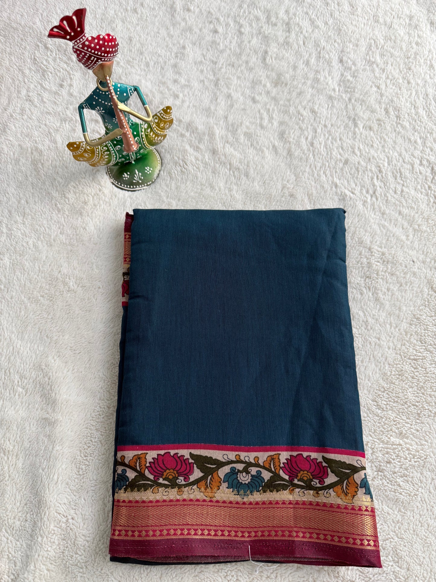 Ashima Dark Blue Fancy Saree