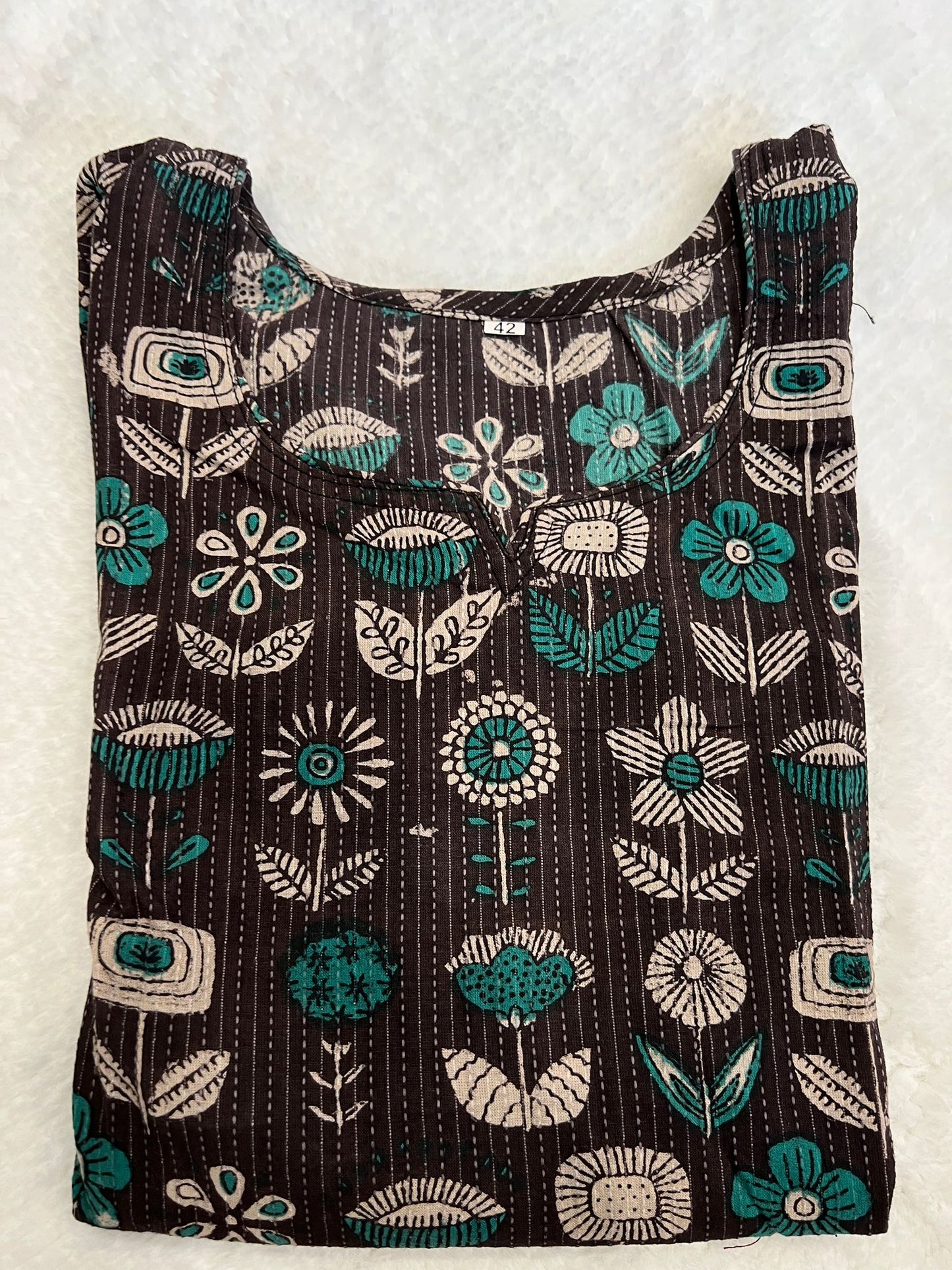 Dark Grey Short Kurti XL