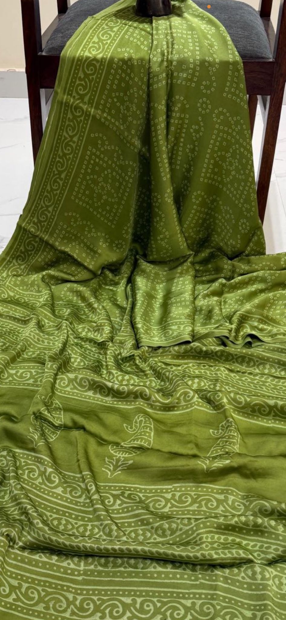 Green Modal SIlk Saree