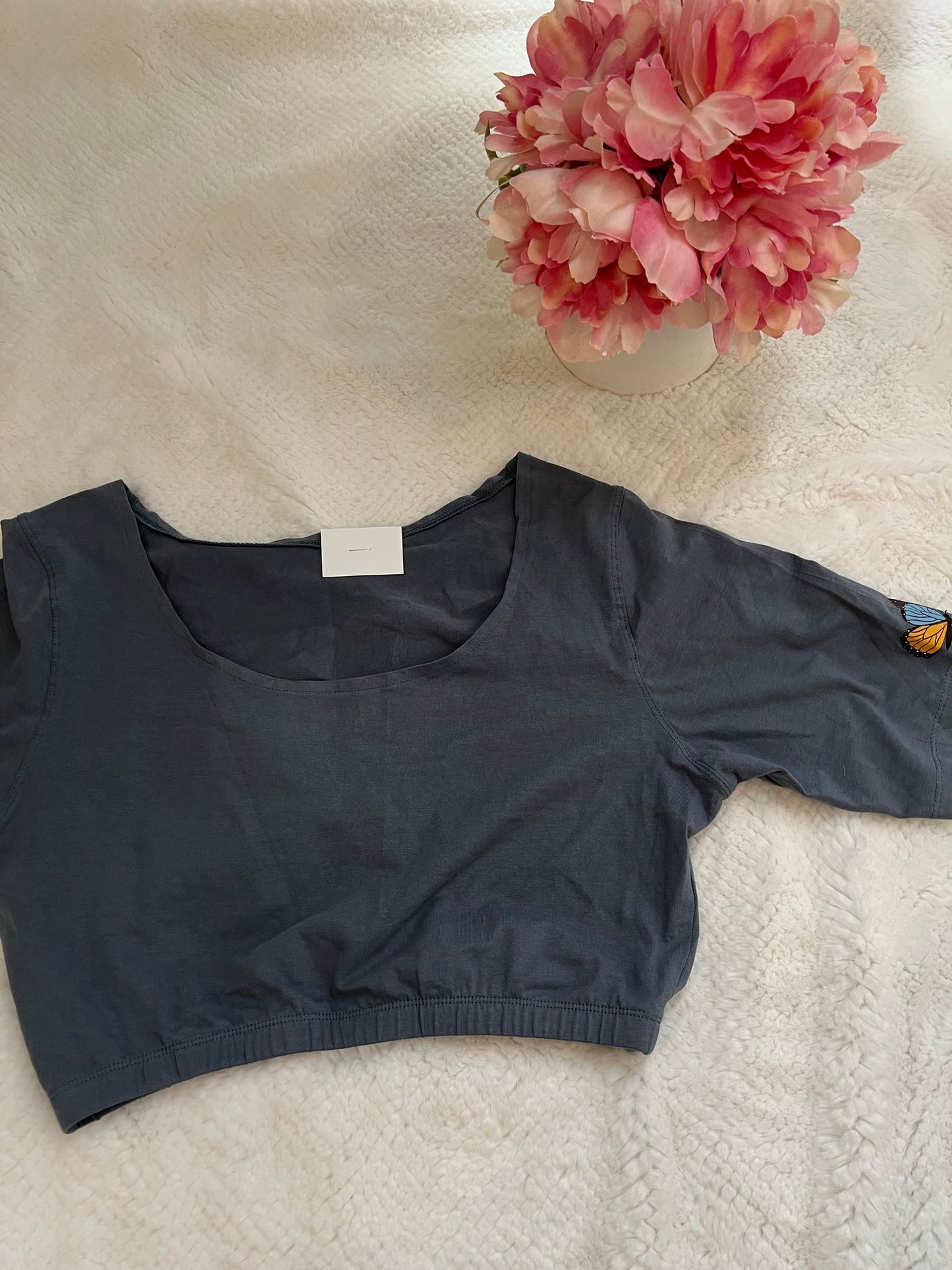 Grey Stretchable Blouse XL to XXL