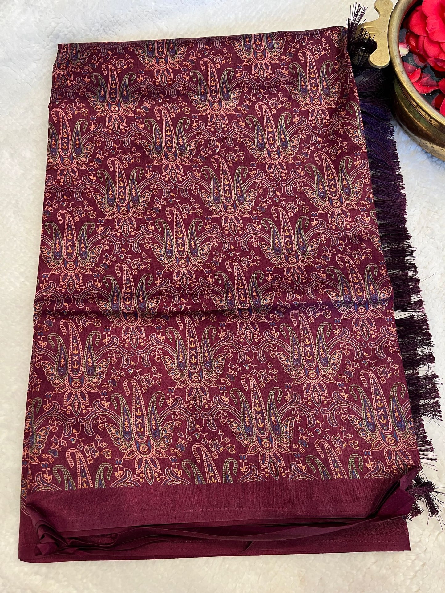 Maroon Garima Fancy Saree