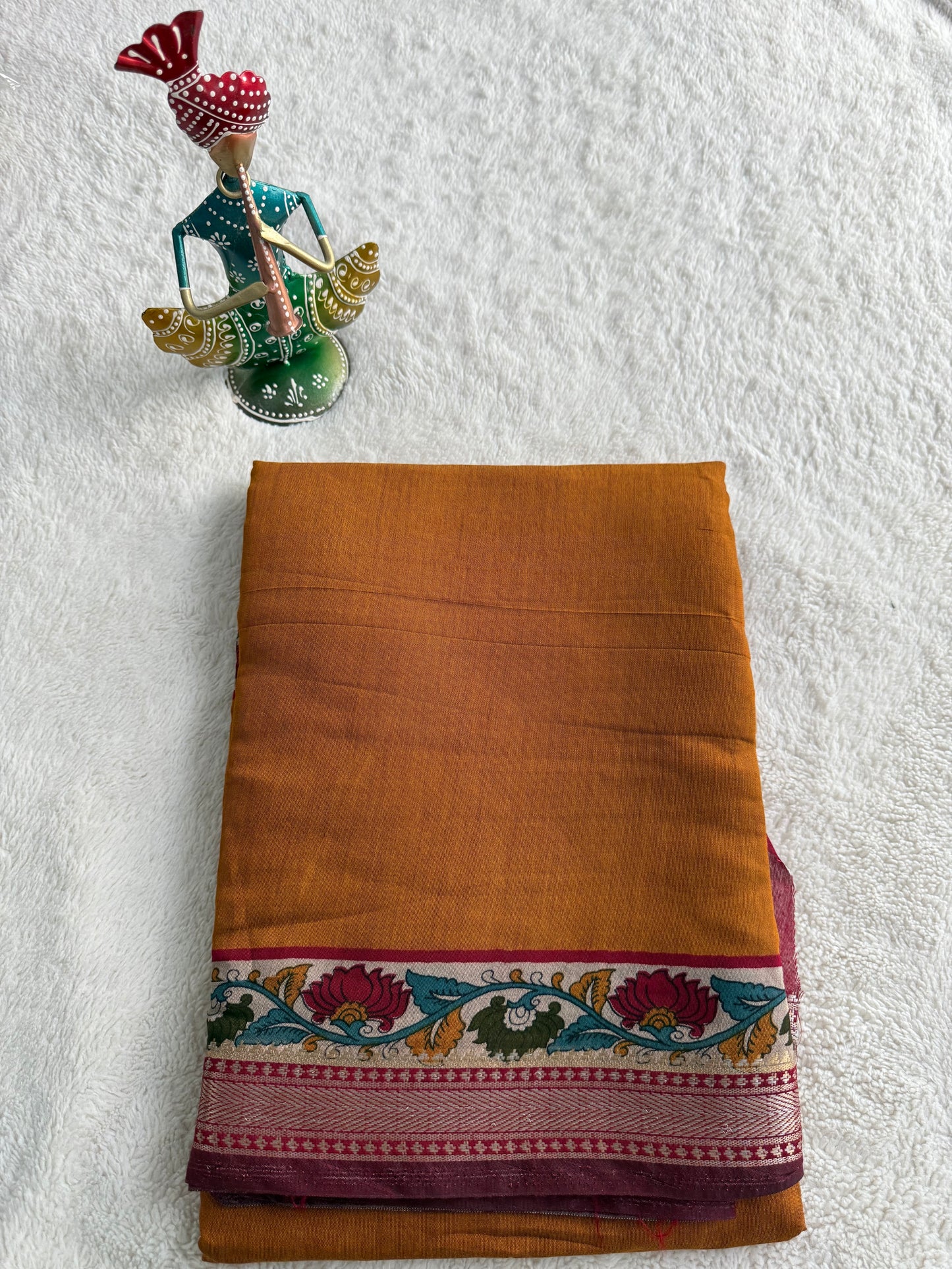 Ashima Mustard Yellow Fancy Saree