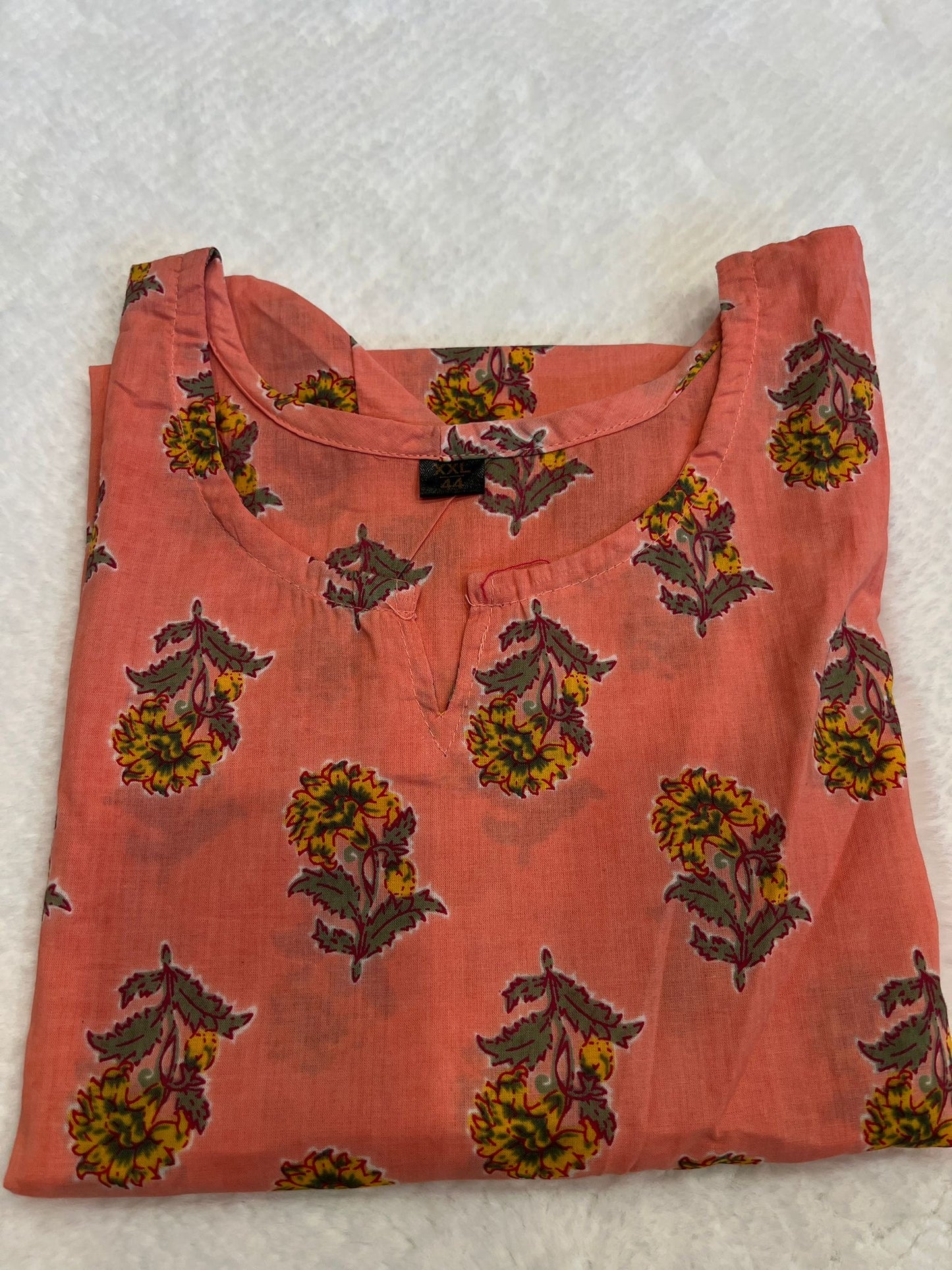 Orange Short Kurti