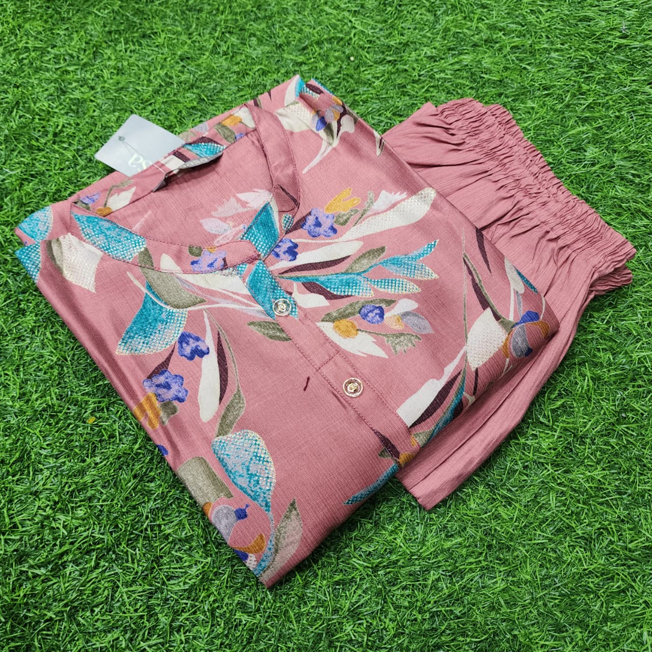 Peach 2-Piece Chudidar Set
