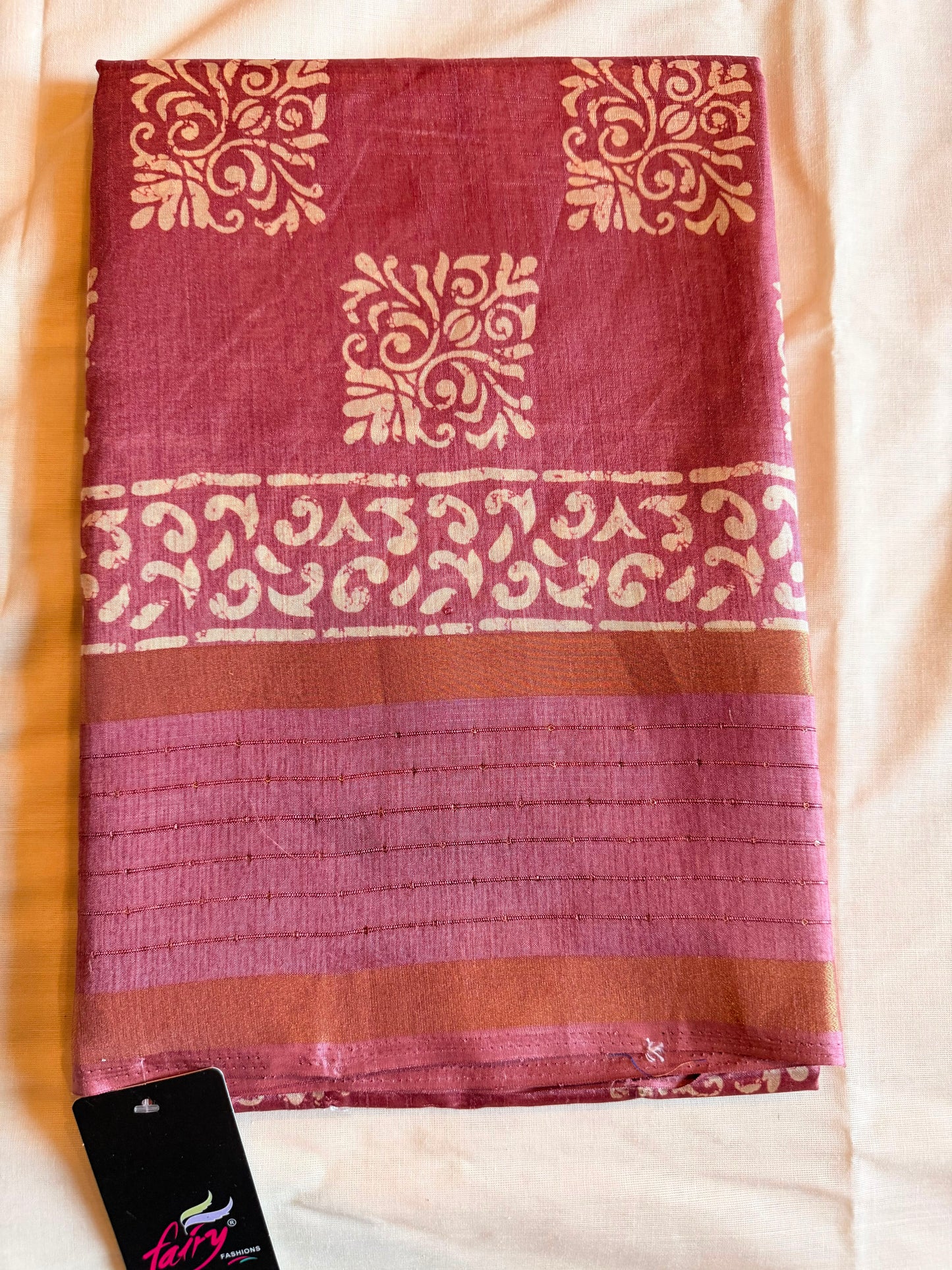 Hot Pink Sequence Saree