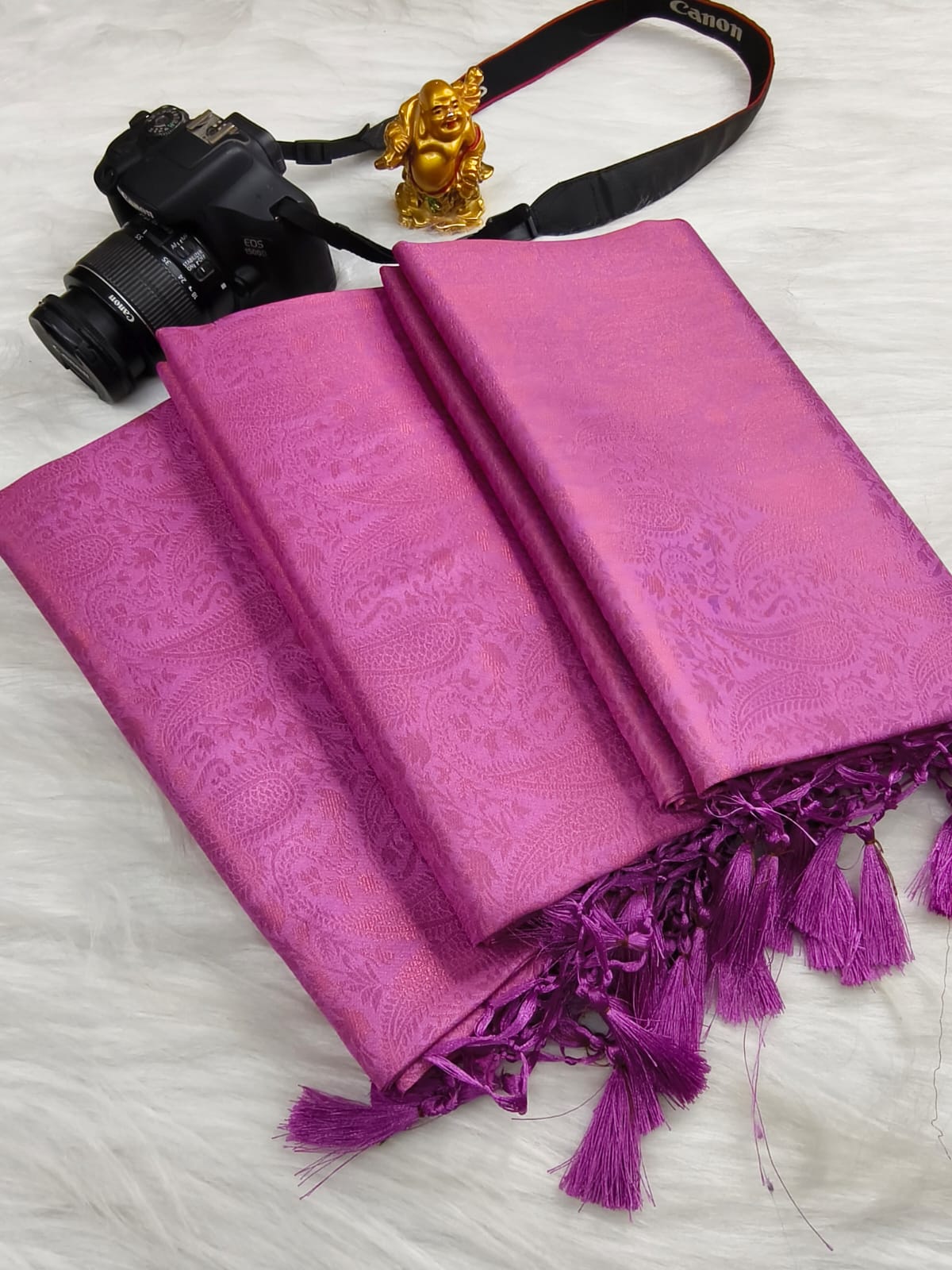 Pink Softy Silk Saree