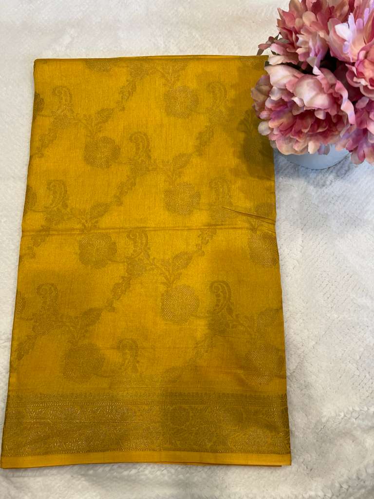 Yellow Saloni Fancy Saree