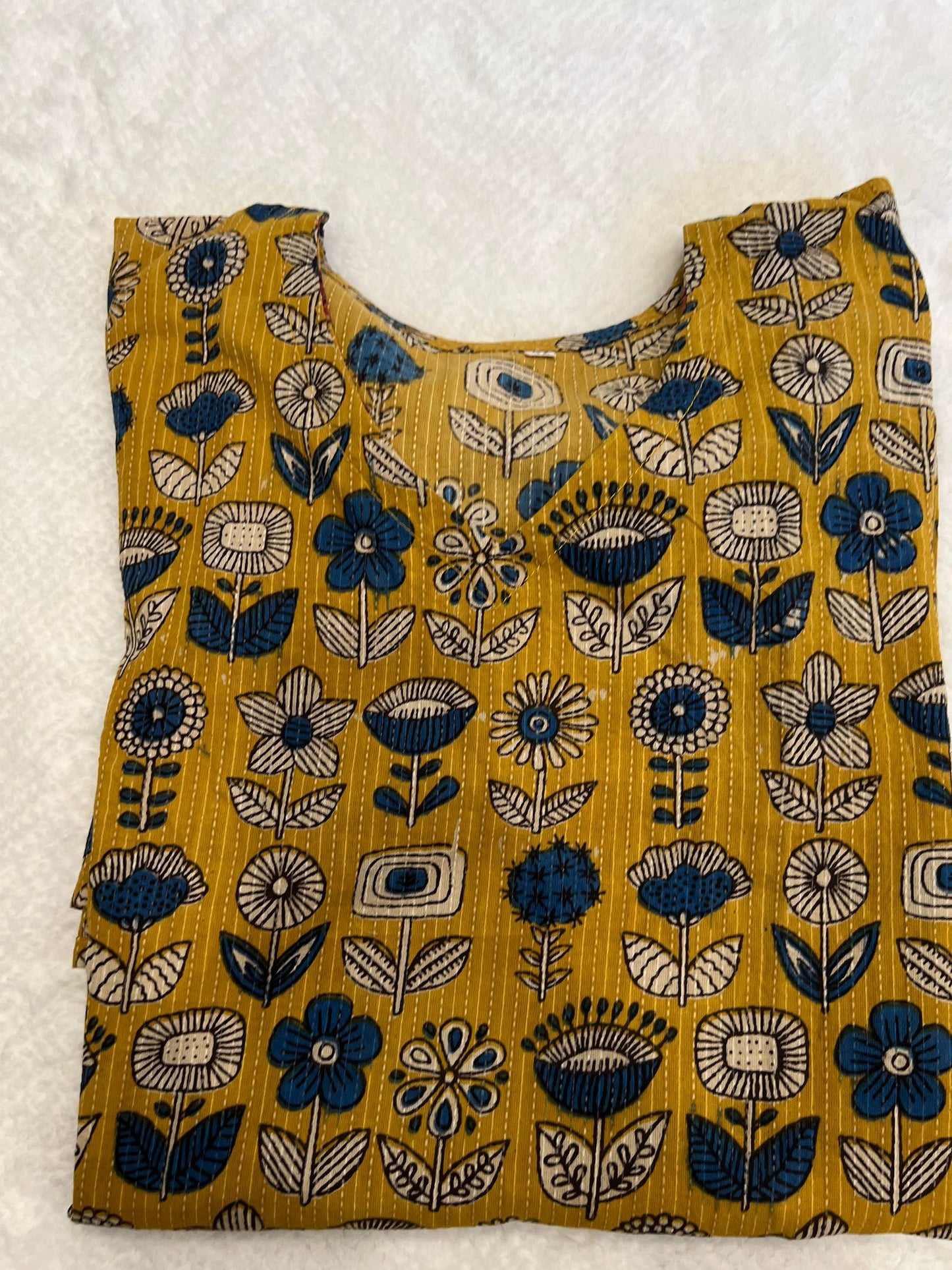 Yellow Short Kurti XL