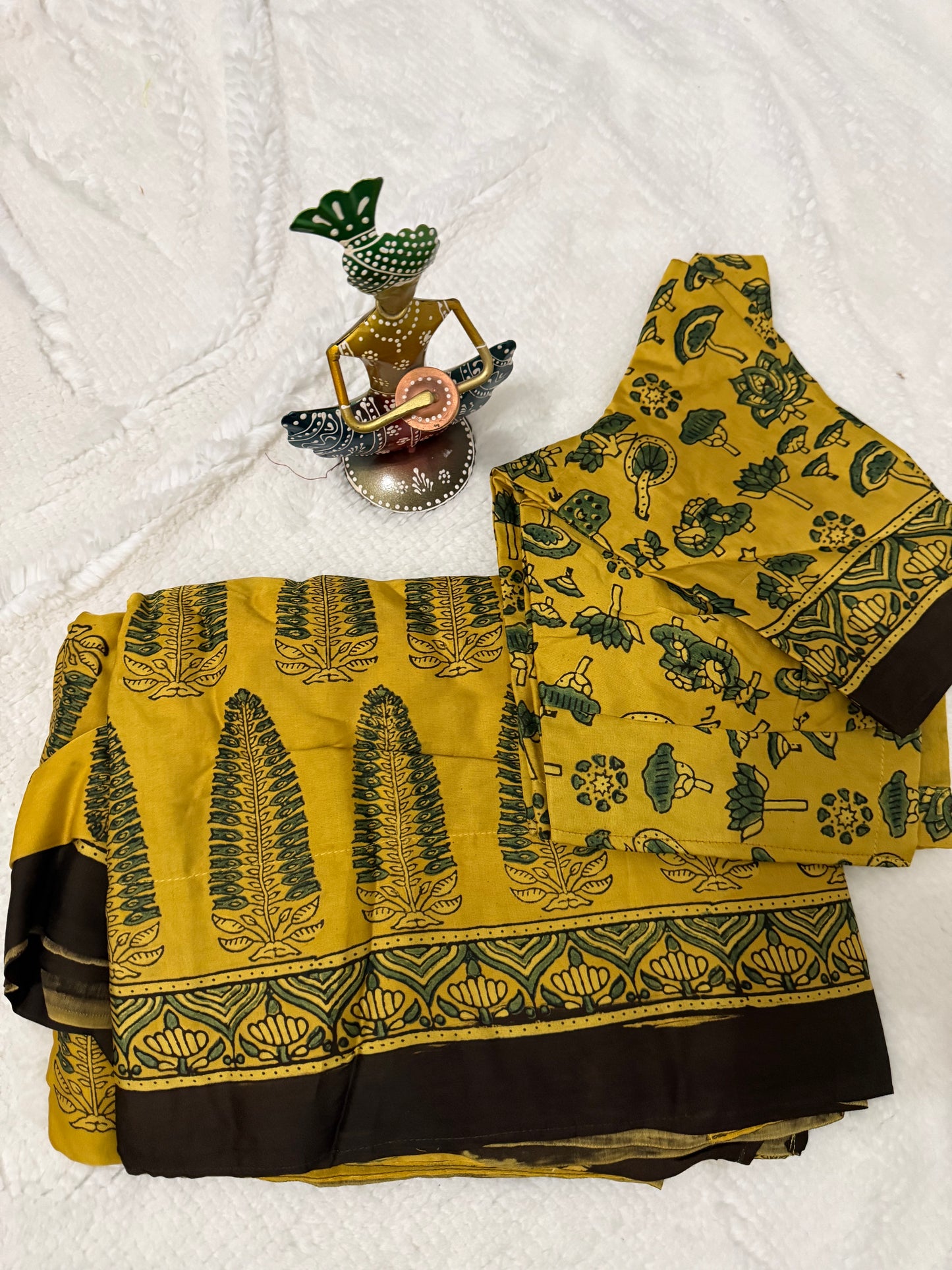 Yellow Modal SIlk Saree