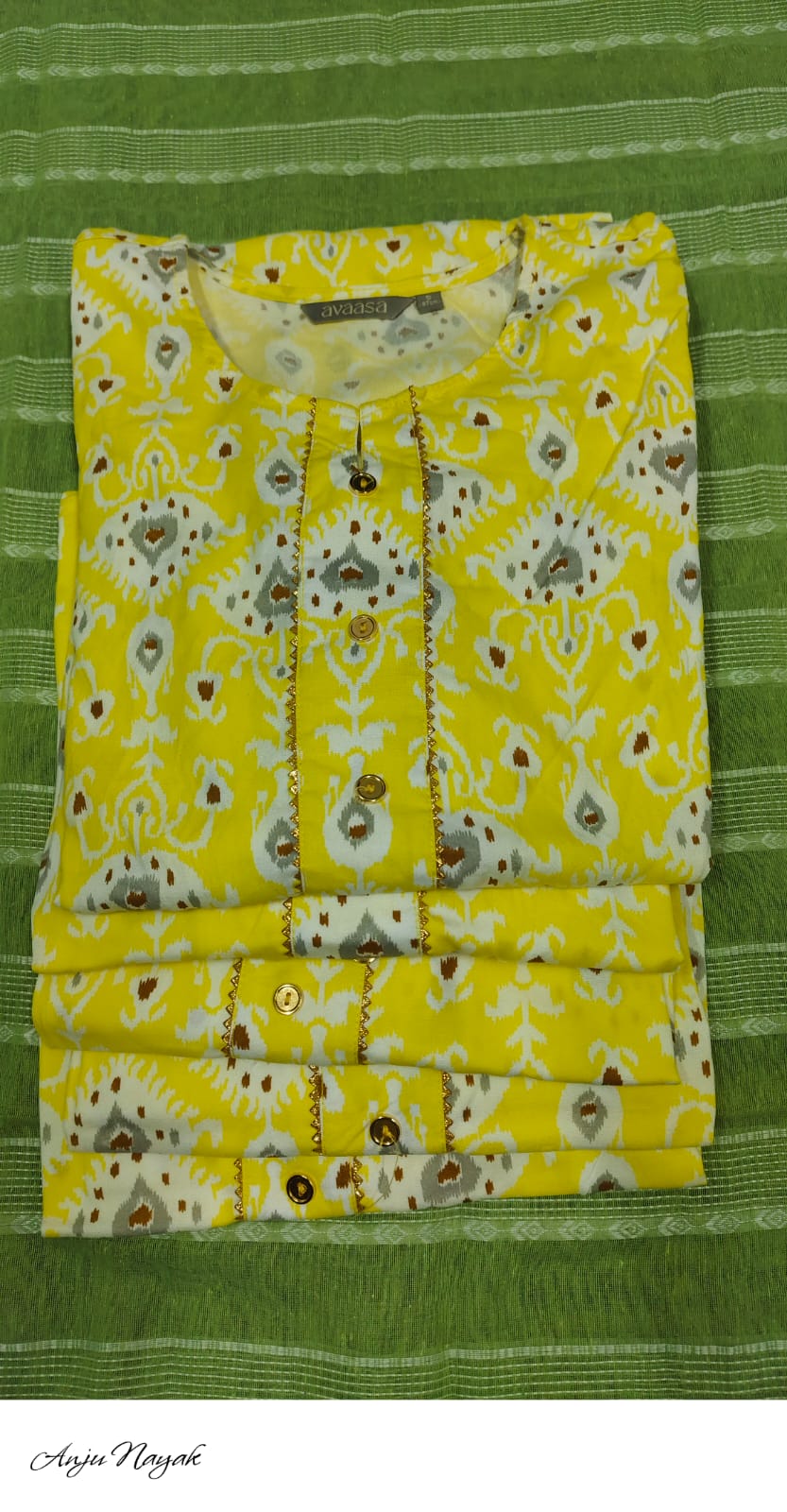 Yellow Kurti
