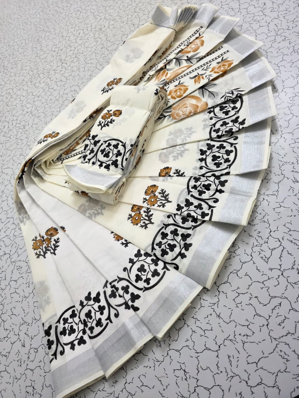 Kerala Cotton Saree Pattern 3