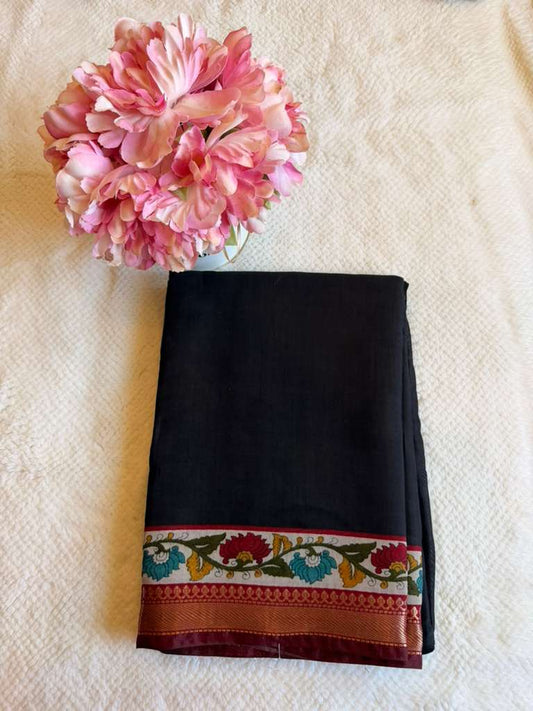 Black Anvika Fancy Saree