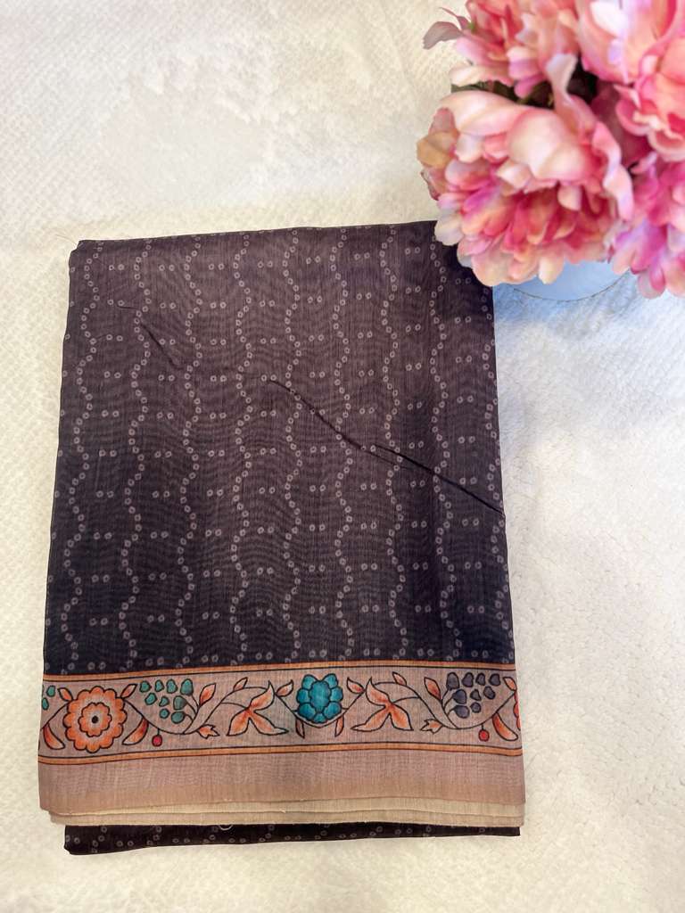 Black Urfi Fancy Saree