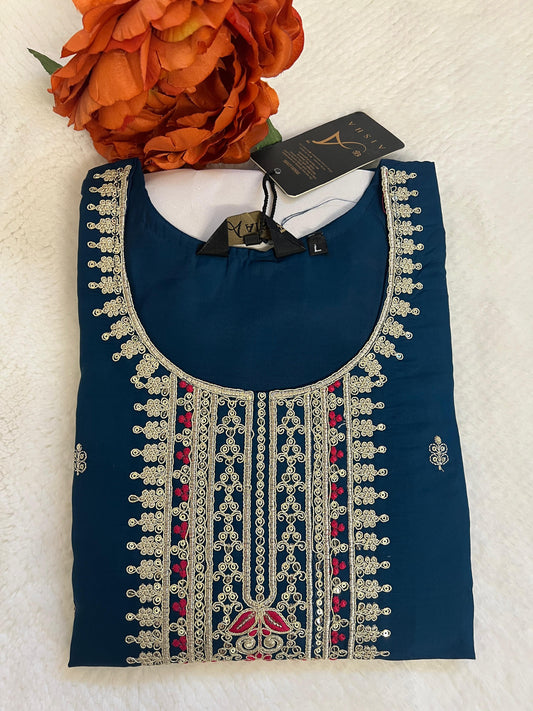 Blue 3 Piece Salwar Set