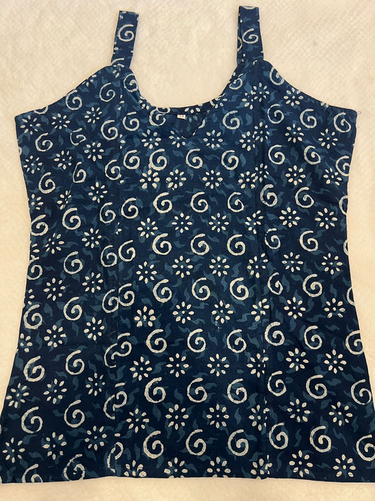 Blue Crop Top S
