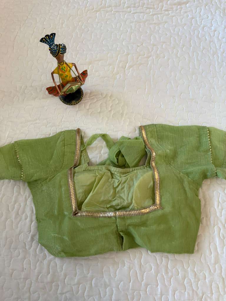 Green Zari Blouse