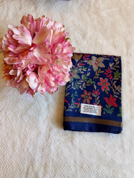Dark Blue Gulmarg Fancy Saree