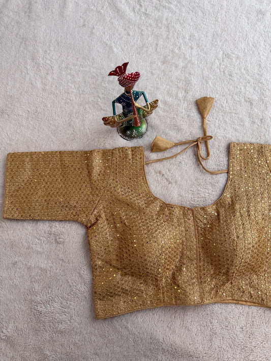 Gold Sequence Blouse