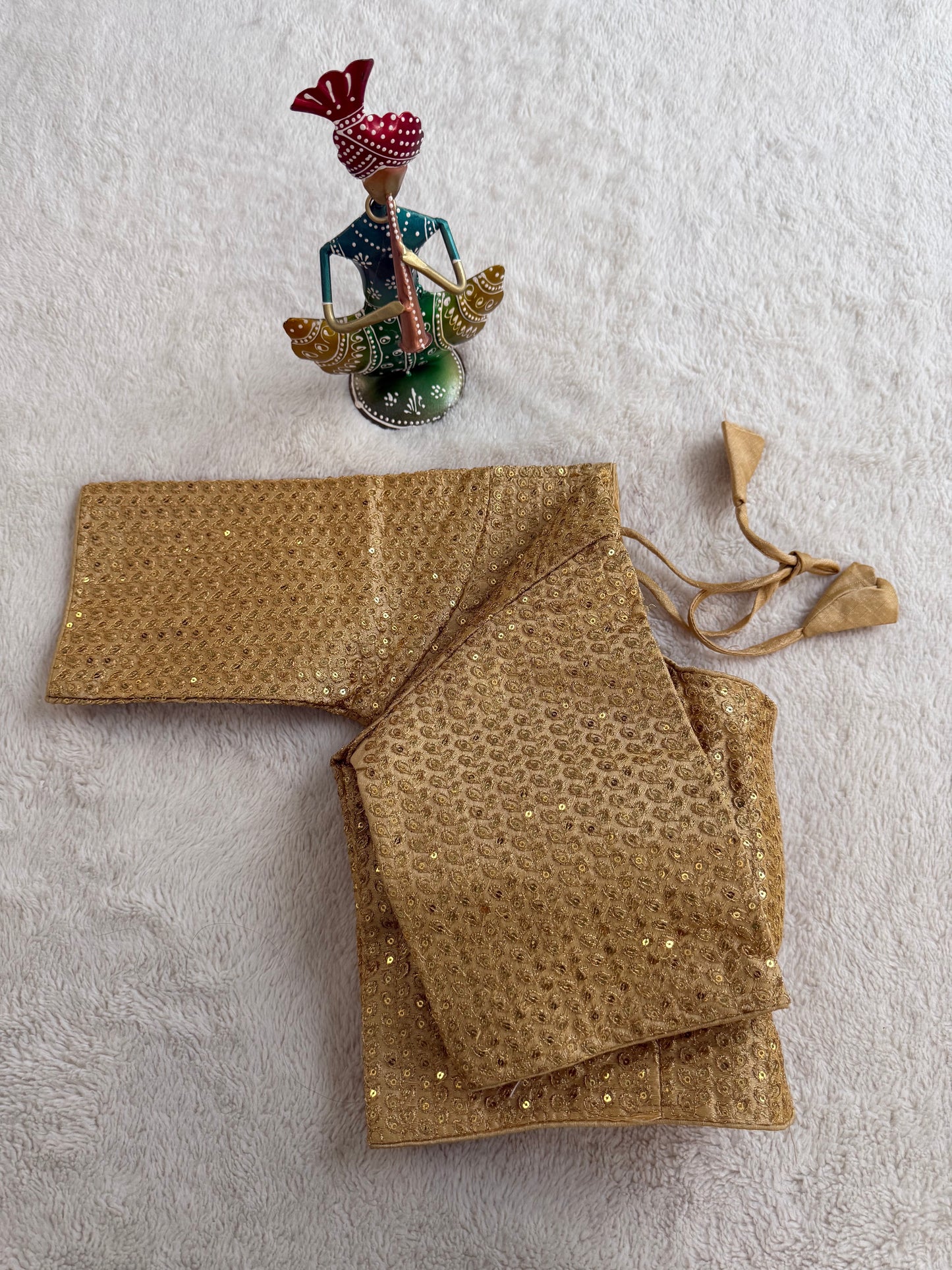 Gold Sequence Blouse