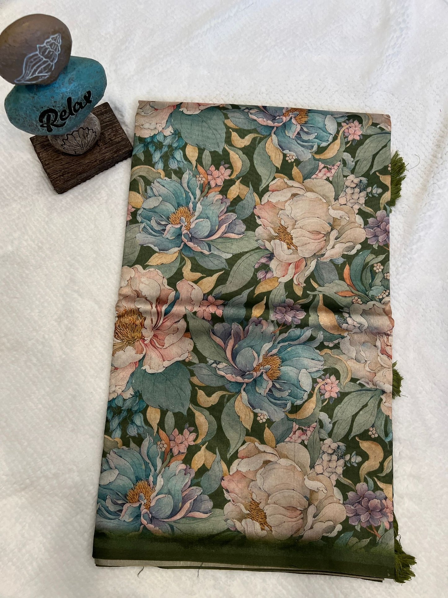 Green Kumbh Kirti Semi Tussar Silk Saree