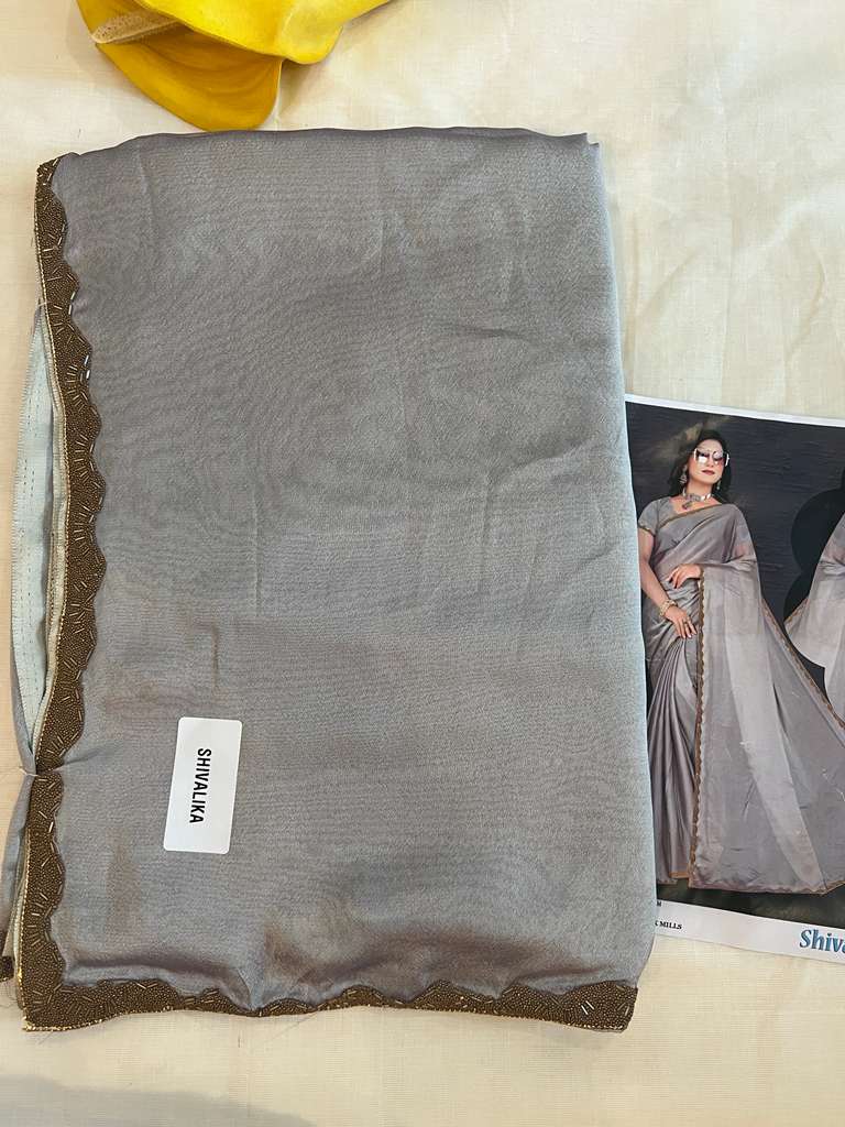 Silver Shivalika Fancy Saree