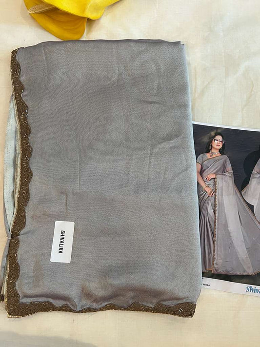 Silver Shivalika Fancy Saree