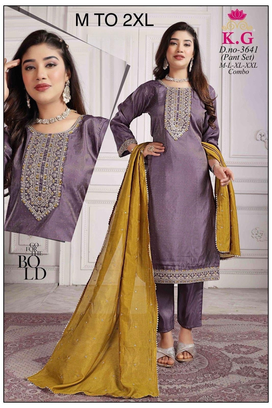 Lavendar 3 Piece Salwar Set