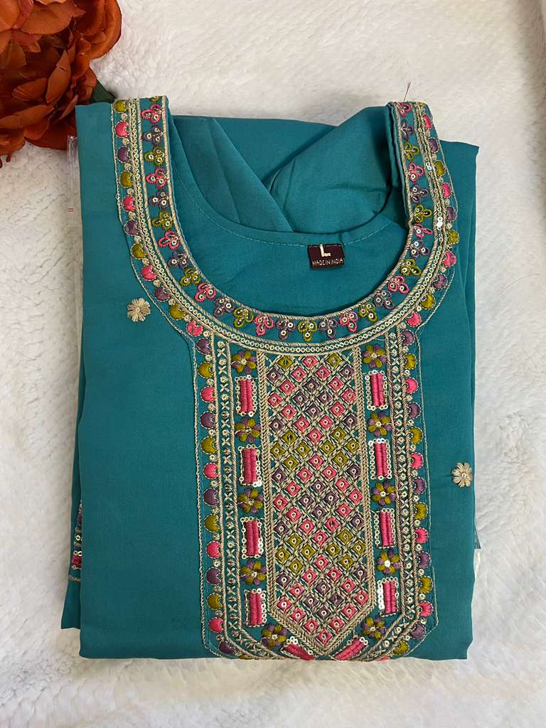 Blue 3 Piece Salwar Set