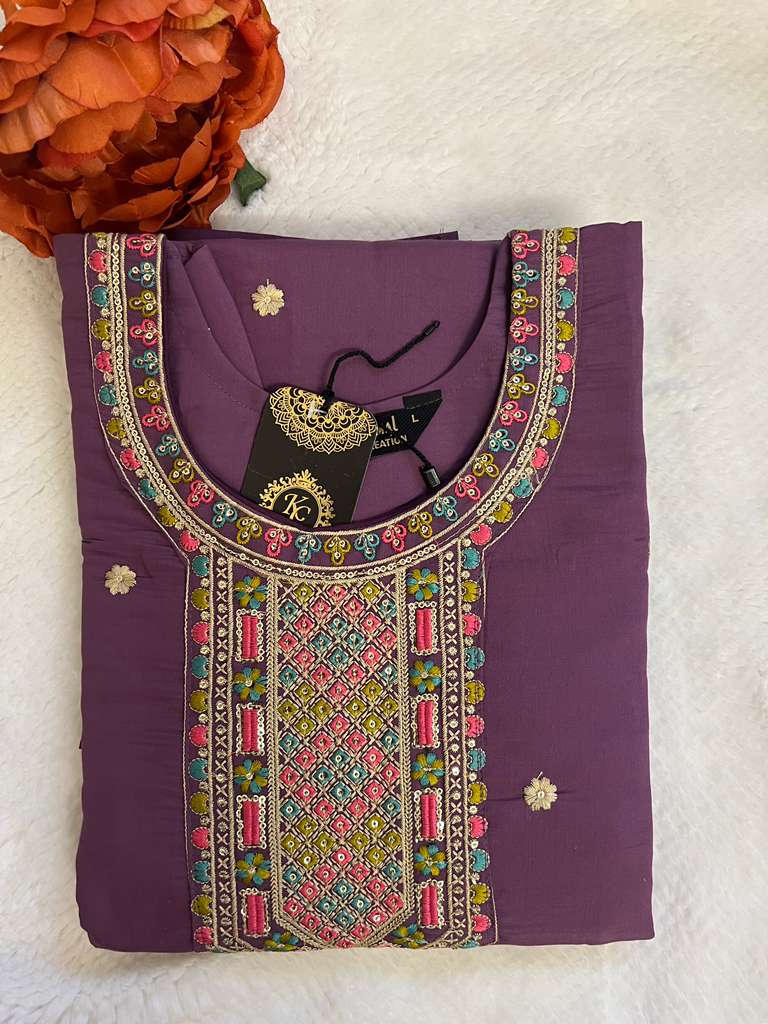 Purple 3 Piece Salwar Set