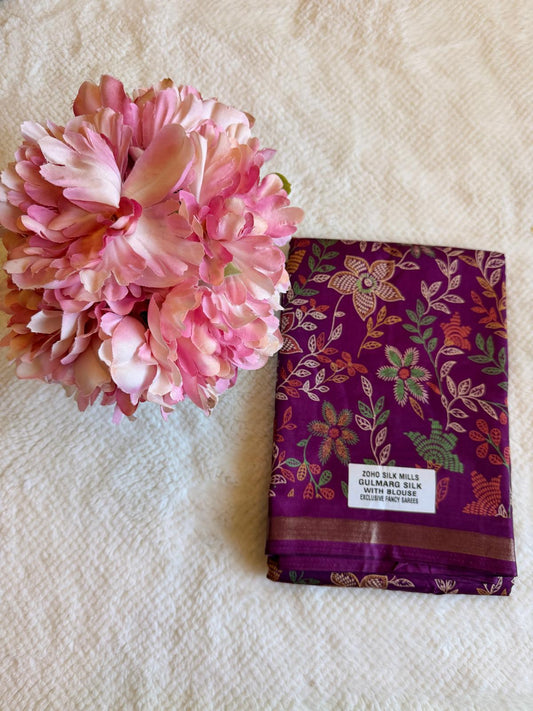 Magenta Gulmarg Fancy Saree