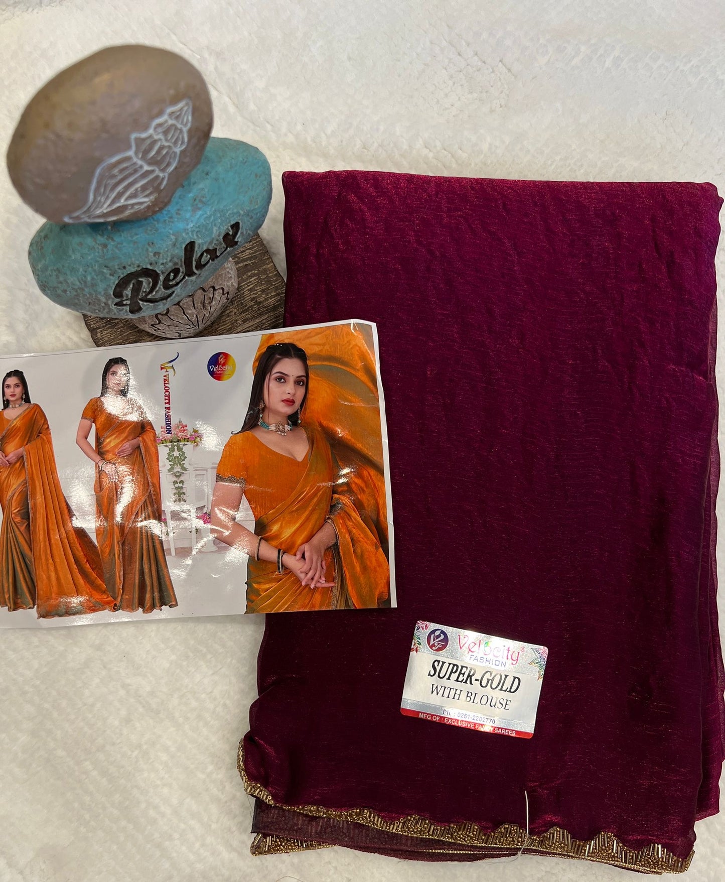 Maroon Asha Puri Space Silk Fancy Saree