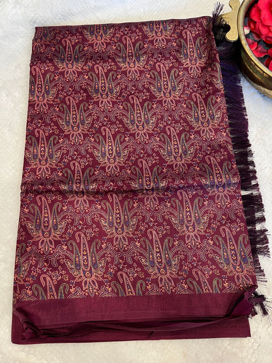 Maroon Garima Fancy Saree