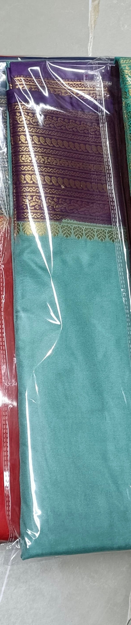 Blue Mysore Semi Silk Saree