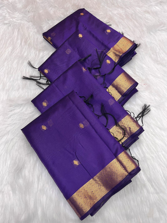 Blue Nayantara Tissue Silk Saree