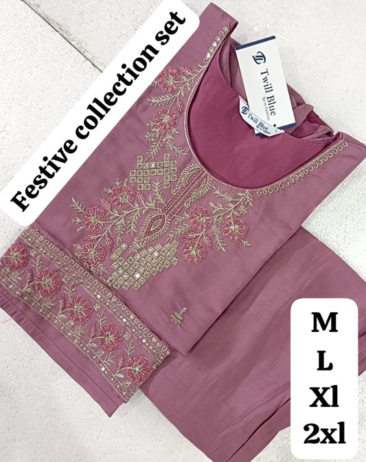 Pink Festive 2 Piece Set