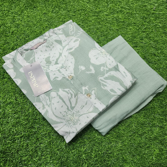 Pale Green 2-Piece Chudidar Set