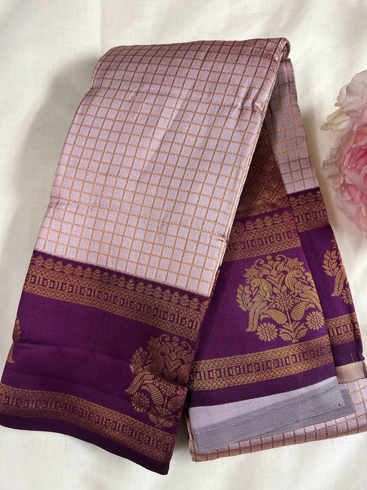 Pink Samudrika Semi Silk Saree