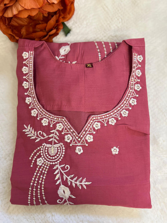 Pink Sparkling 3 Piece Salwar Set