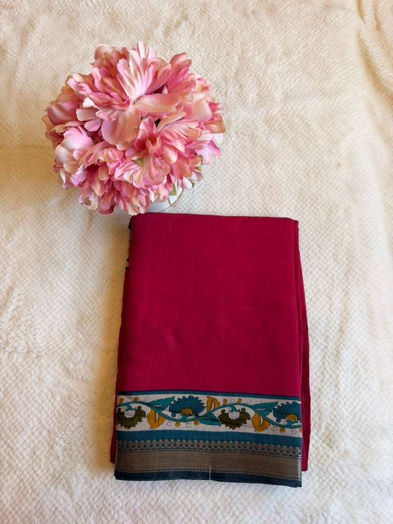 Pink Anvika Fancy Saree