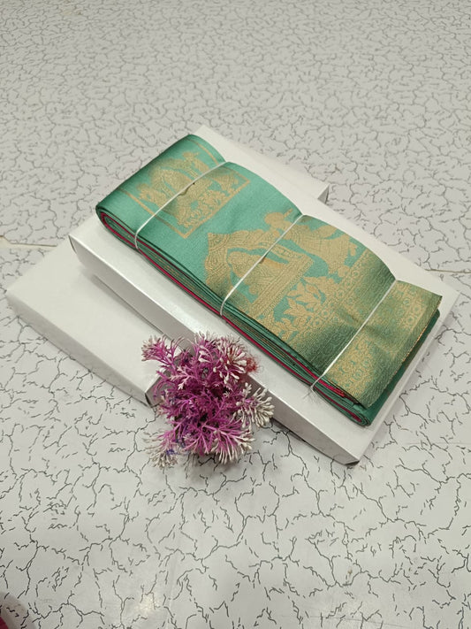 Pista Green Pallaku Design Soft Silk Saree