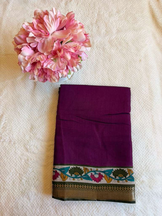 Purple Anvika Fancy Saree
