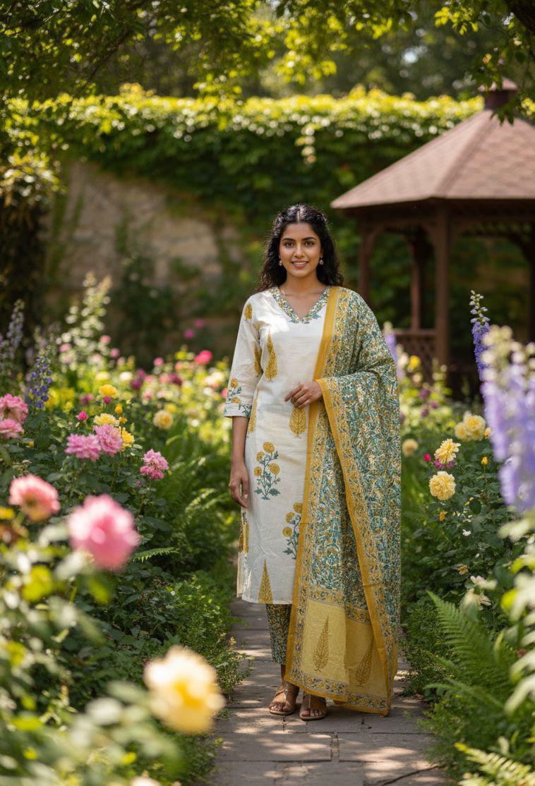 Sandal Avaasa 3 Piece Chudidar Set