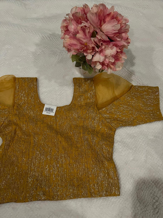 Gold Stretchable Blouse 1