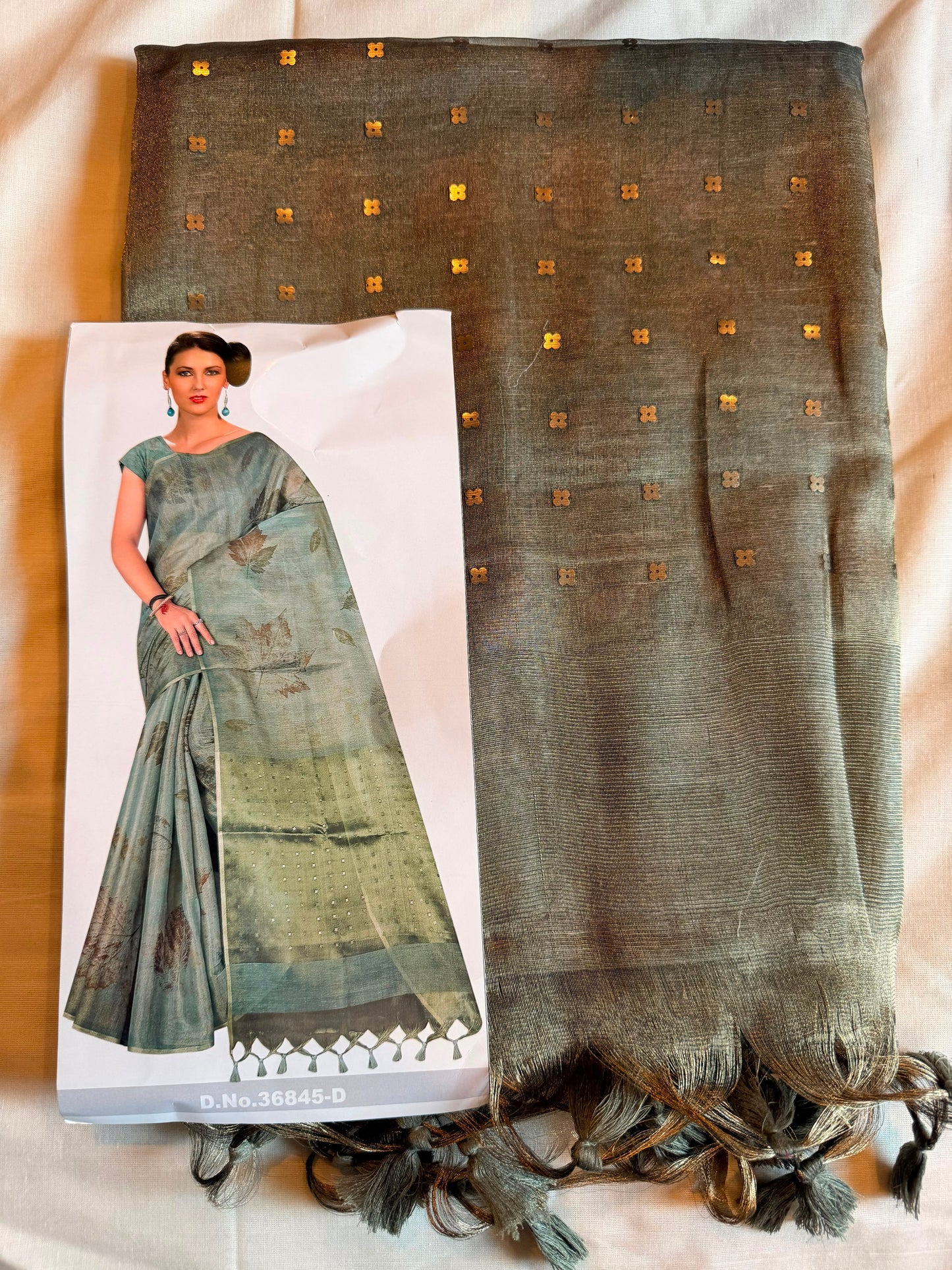 Green Vyom Tissue Silk Saree