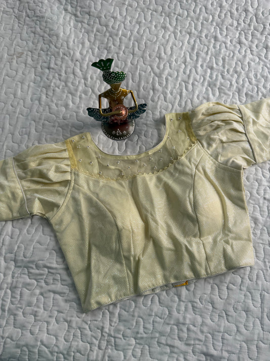 Yellow Designer Blouse